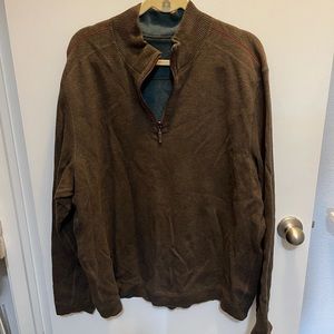 Tommy Bahama reversible 1/4 zip XL